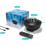 Galaxy Projector used in a kids room with colorful light effects