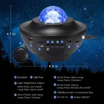Galaxy Projector with remote control and Bluetooth speaker feature
